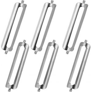 Lbgwp60-6 Pcs Rechange Pour Éplucheur Plat - Éplucheur Professionnel, Turbo Éplucheur, Pour Fruits Et Légumes Argent (Argent)¿ - Neuf