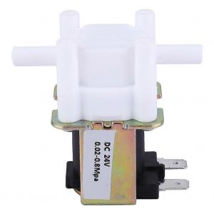 DC 24V 1/4 pouce électrovanne à connexion rapide Vanne d'entrée d'eau de machine à eau pure - Neuf