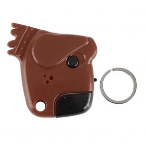 Detecteur de cles anti-perte a LED, localisateur de forme d'animal de compagnie, porte-cles, controle du sifflet pour enfant et personne agee (cafe) - Neuf