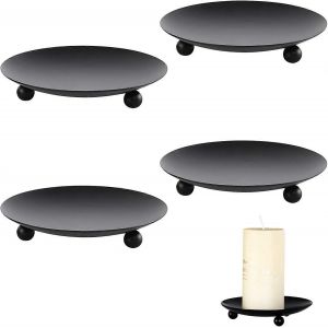 4 Pcs Chandelier,Bougeoir Rond En Fer R&eacute;tro,Pour La D&eacute;coration De La Maison De Mariage,Cadeau D'anniversaire - Neuf