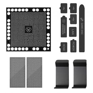 Ensemble De Couvercles Anti-Poussière Avec Support De Manette Installation Simple Couvercles De Filtre À Maille Pour Console Xbox Series X - Neuf