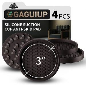 Lot De 4 Dessous De Verre Antidérapants Pour Canapé Et Lit,Anti-Rayures,Pieds En Caoutchouc Pour Meubles.[E94] - Neuf