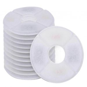 Paquet De 12 Filtres De Remplacement Pour Fontaine &Agrave; Eau Pour Animaux De Compagnie,12 Pi&egrave;ces - Neuf
