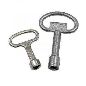 6pcs Cl&eacute; Triangulaire En M&eacute;tal,Cl&eacute; Triangulaire,Cl&eacute; De Bo&icirc;te De Compteur,Cl&eacute; De Compteur De Gaz,Pour Armoire De Compteur &Eacute;lectrique D'eau De Gazeau De Vanne D'eau Cl&eacute; De Ch&acirc;ssis Armoire Do - Neuf