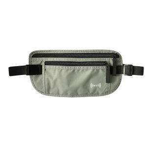 Ceinture porte-billets avec protection RFID, poches zipp&eacute;es et ceinture ajustable - Neuf