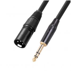 6,35 mm 1/4 pouce mâle vers XLR mâle Câble micro stéréo audio,1 mètre - Neuf