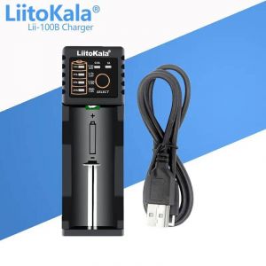 Veitokala Chargeur De Batterie Lii-100 Lii-100c Pour 18650 18350 26650 16340 Rcrree 14500 3.7v 1.2v Pipeline Ni-Laissée Ni-Cd Chargeur Intelligent Usb--Lii-100b - Neuf