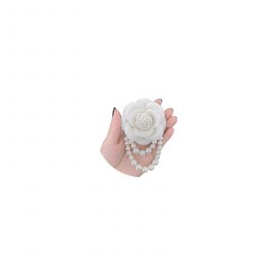&Eacute;l&eacute;gant Camellia Fleur Perle Broche Broche, Vintage Floral Conception De La Broche Pour Les V&ecirc;tements, Des Sacs, Des Foulards, Ch&acirc;les Et - Neuf