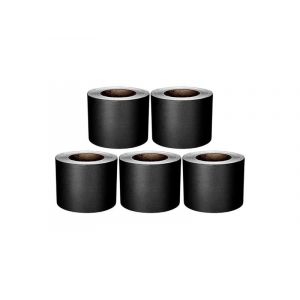 Lot De 5 Rubans Adh&eacute;sifs Noirs Pour R&eacute;paration De Grain De Bois, Pour Meubles Et Restauration De Surfaces - Neuf