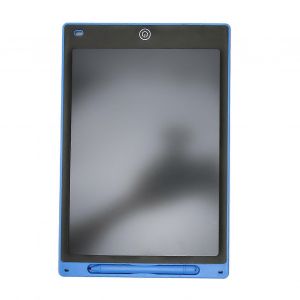 LCD Tablette D'&eacute;criture 10 Pouces Effa&ccedil;able R&eacute;utilisable Bloc-Notes &Eacute;lectronique Dessin Tableau D'&eacute;criture pour Enfants Enfant En Bas &Acirc;ge Couleur Piste Bleu Fonc&eacute; - Neuf