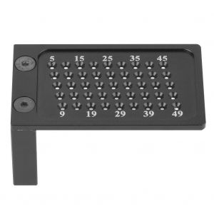 Regle carree en alliage d'aluminium de type L pour le travail du bois, outil de marquage pour menuiserie, 68 x 40 x 32 mm - Neuf