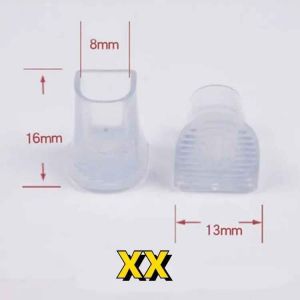 Bouchons De Protection De Talons En Silicone,2 Pièces,Couvre-Chaussures De Danse Stiletto Latine Antidérapantes À Talons Hauts,Accessoires Pour Chaussures De Mariée Et De Mariage -Blanc-Xxs - Neuf