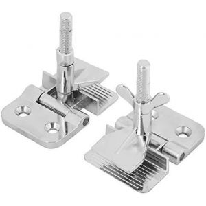 2pcs écran en Soie D'impression Papillon en Alliage de Zinc Cadre Charnière Pince Bricolage Hobby Outil Pour la Fixation de Cadre D'écran Couleur Argent - Neuf