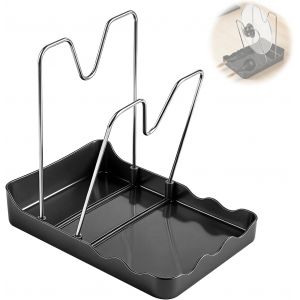 Kalanka-Support De Couvercle De Casserole, &Agrave; 2 Niveaux, Avec Repose-Cuill&egrave;re Et Bac D'&eacute;gouttement, Support De Couvercle Pour Cuisine, Organisateur De Cuisine, Rangement Et Organisation - Neuf
