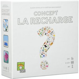 Eryi-- Concept : Extension La Recharge - Jeu De Devinettes Pour Enfants Dès 10 Ans - Avec 990 Propositions Inédites - Jeu De Société 4 À 12 Joueurs - 40 Min - En Français - Repos Production - Neuf