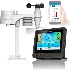 SUBZONAL-Bresser Station m&eacute;t&eacute;o sans fil Noir - Neuf