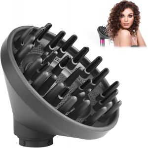 Embout Diffuseur Pour Dyson Airwrap Styler Hs01 Hs05, Diam&egrave;tre 13,5 Cm, Gris, Buse Diffuseur De D&eacute;finition, Id&eacute;al Pour Le Coiffage Des Cheveux Boucl&eacute;s Et Ondul&eacute;s - Neuf
