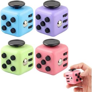 KAL-4 Pièces Fidget Cube Anti Stress Jouet Pour Réduire Le Stress En Cas De Nervosité Pour Tous Les Groupes D'Âge - Neuf