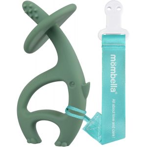 Jouets De Dentition Pour B&eacute;b&eacute;s De 3 &Agrave; 12 Mois Avec Pince, Jouet De Dentition &Eacute;l&eacute;phant Anti-Goutte,Jouets &Agrave; Mordiller En Silicone Pour Les Nouveau-N&eacute;s Qui Ont Besoin De T&eacute;ter,Vert Clair - Neuf