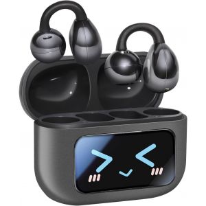 Écouteurs Intra-Auriculaires Sans Fil Bluetooth À Clipser Avec Écran Tactile Enc Antibruit Conduction Osseuse D'Air Pour Iphone Android Sport Course Conduite Entraînement - Neuf