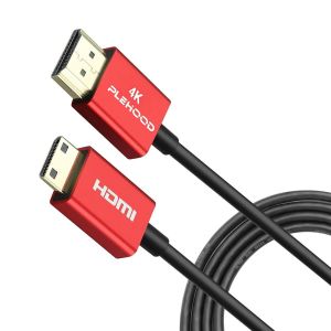 Mini HDMI 4K vers HDMI 3ft/1m,haute vitesse 18Gbps HDMI 2.0,câble ultra fin ¿3,6mm,suppot 4K @60Hz (A-C 1m) - Neuf
