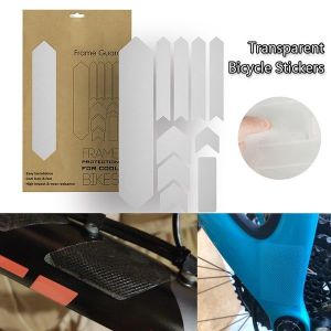 Film De Protection De Cadre Vtt Haut De Gamme ¿ Autocollants De Haute Qualité Pour Vélos En Carbone, Résistants Aux Rayures Et Aux Uv, Application Facile, Tailles Polyvalentes - Neuf