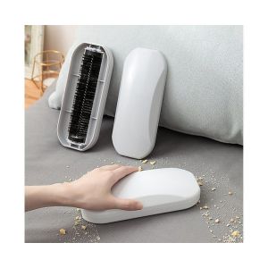 Brosse anti-peluches portable pour vêtements, meubles et tissus d'ameublement de voiture - Outil de nettoyage sans effort des poils d'animaux et des peluches - Neuf