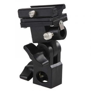 Support de griffe chaude de flash de type B durable Trépied Porte-parapluie Adaptateur de support de lumière Fabriqué en matériau de haute qualité - Neuf