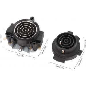 Commutateur De Thermostat De Bouilloire, Pi&egrave;ces De Bouilloire &Eacute;lectrique Commutateur De Thermostat Ksd688-5 Plus Base De Bouilloire Ksd368-5 Pi&egrave;ce De Rechange - Neuf