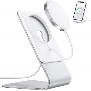 Kalanka-Support Pour Magsafe, Aluminium Support De Bureau, Compatible Avec Magsafe Pour Iphone 16/15/14/13/12 Pro/Pro Max/Plus (Chargeur Non Inclus) - Neuf