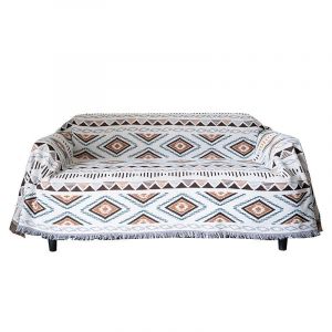 Gland Canape Jeter, En Bonneterie, De Les Jeter, Azteque Style Ethnique, Pour La Maison, Le Bureau, Les Voyages Et Le Camping. (Motif Geometrique, De 90 X 210 Cm) - Neuf