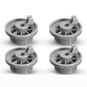 Ensemble de roues, panier de lave-vaisselle 8 pièces - Roulettes sont compatibles avec la plupart des lave-vaisselle - Chariot à roulettes pour lave-vaisselle 8 couverts - Neuf