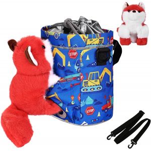 Panier De V&eacute;lo Enfant Avant Avec Peluche,Sac De V&eacute;lo &Eacute;tanche Avec Bretelles,Sac Guidon Pour V&eacute;lo Enfant Tricycle Trottinette.[O367] - Neuf