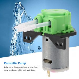 Pompe doseuse a tube peristaltique DIY pour analyse chimique en laboratoire d'aquarium (vert 24 V 2 x 4) - Neuf