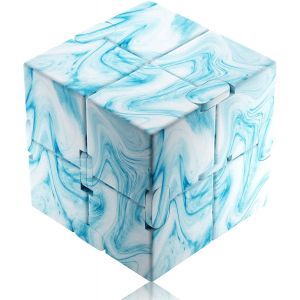 KAL-Fidget Cube Décompression Jouet Infinity Cube, Stress De Jouet De Doigt De Fidget Et Soulagement D'Inquiétude, Tuant Le Temps Fidget Joue Le Cube Infini Pour Le Personnel De Bureau - Neuf