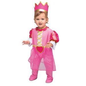 D&eacute;guisement Avec Couronne Princesse Rose B&eacute;b&eacute; - Taille: 0 - 6 Mois (68 Cm) - Neuf