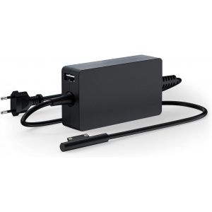 44W Chargeur Surface Pro Alimentation Adaptateur Secteur pour Microsoft Surface Pro 3/4/5/6/7,modèle 1625 1706 1796,Surface Book/Go/Laptop,avec Un Port USB et Un Cordon d'extension - Neuf