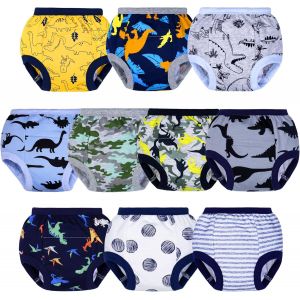 Chenquansarl-Lot De 10 Sous-V&ecirc;tements D'apprentis De La Propret&eacute; Pour Tout-Petits En Coton Pour B&eacute;b&eacute;s Gar&ccedil;ons - Neuf
