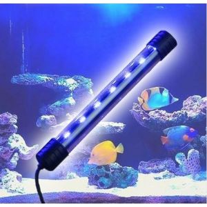 Eclairage Aquarium Lumineux Bleu Rampe Tube Étanche Néon Lumière 20 Led Nanolife Kidz Idéal Aquarium De 20 À 30 Cm. Economique 80% De Moins Qu'un Néon Classique. Submersible - Neuf