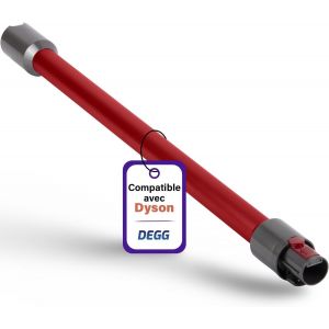 Tube Télescopique Compatible Avec Aspirateurs Dyson V7, V8, V10, V11 Et V15, Tube D`Extension 32Mm, Tube D`Aspiration Pièces De Rechange, Accessoires D`Aspirateur - Couleur: Rouge[SSE7112430] - Neuf