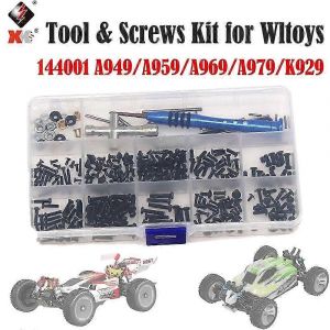 Kit d'outils et de vis de voiture RC pour accessoires de voiture RC 1/14 144001/A949/A959/A969/A979/K92 - Neuf