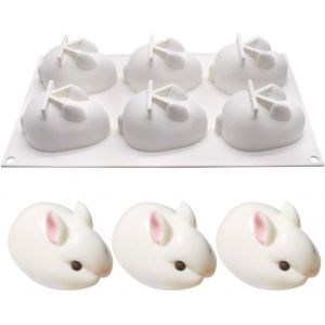 Des Moules En Silicone, 6 Cavité En Forme De Rose Savon Moule De Cuisson Des Moules Pour Gâteaux, Des Savons, Des Bonbons, Du Chocolat, Des Gâteaux, De La Gelée, De Pain, De Tartes, Muffins - Neuf