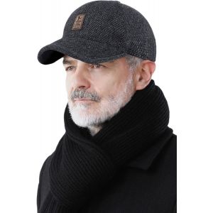Casquette De Baseball Avec Cache-Oreilles - Casquette Complète Pour Les Sports De Plein Air Pour Hommes - Neuf