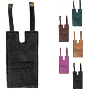 Portefeuille Tendance En Cuir Style Botte,Portefeuille À Pression Pour Femme,Porte-Cartes De Crédit Fait Main,Compatible Avec Toutes Les Sangles De Bottes. - Neuf