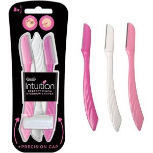 Intuition Perfect Finish Rasoir Pour Sourcils, Rasage Visage, Lames Pour La Routine De Soin, 3 Accesoires Beauté - Neuf