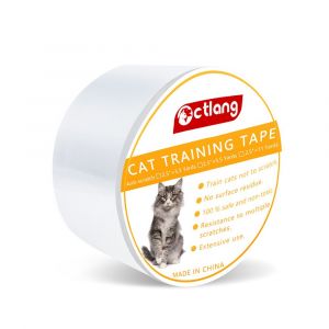 Ruban de dressage anti-rayures pour chat, 6,3 cm x 3 m, protège les canapés, les meubles anti-rayures et le cuir pour chats et animaux de compagnie. - Neuf