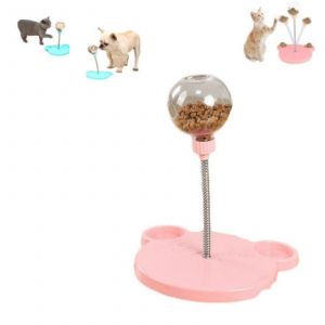 Jouet Oscillant Pour Chien, Balle Interactive Pour Chien, Favorise Une Alimentation Saine Et Stimule L'esprit (Rose) - Neuf