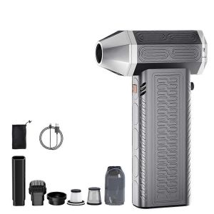 Aspirateur &agrave; air comprim&eacute; &eacute;lectrique pour PC et clavier, 130 000 tr/min, aspirateur de voiture sans fil - Neuf