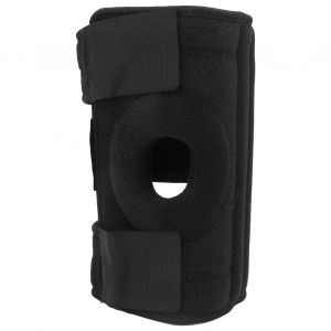 Genouillere Perforee Et Respirante A 4 Ressorts, Equipement De Protection Anticollision, Noir - Neuf