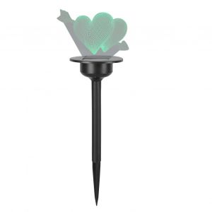Hjlian Lampe De Jardin Solaire En Forme De Cour, Etanche, 3d, Double Face, Pour Routes, Avec Panneau Solaire Et Fleches - Neuf